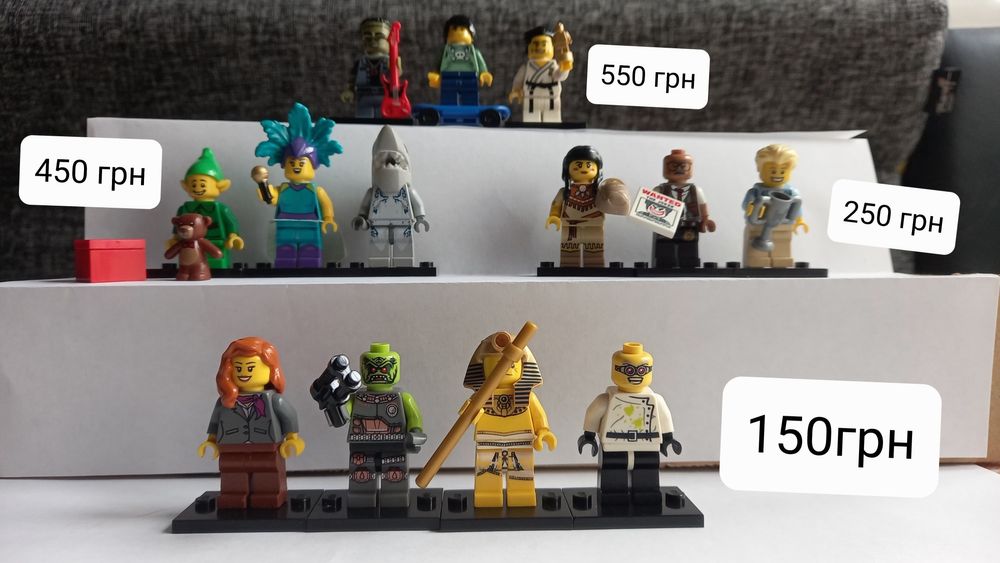 Конструктор лего мини фигурки lego minifigures, симпсоны
