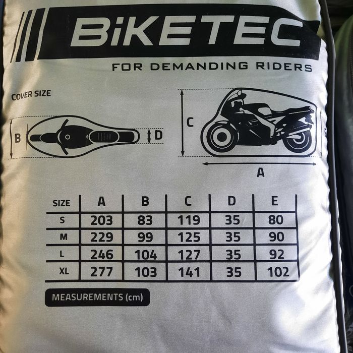 Мото Чехол Biketec L XL XXL