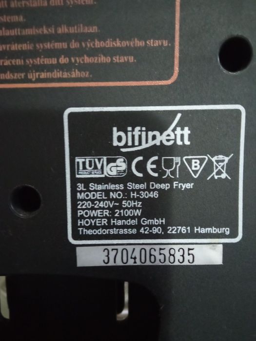 Fritadeira elétrica como nova