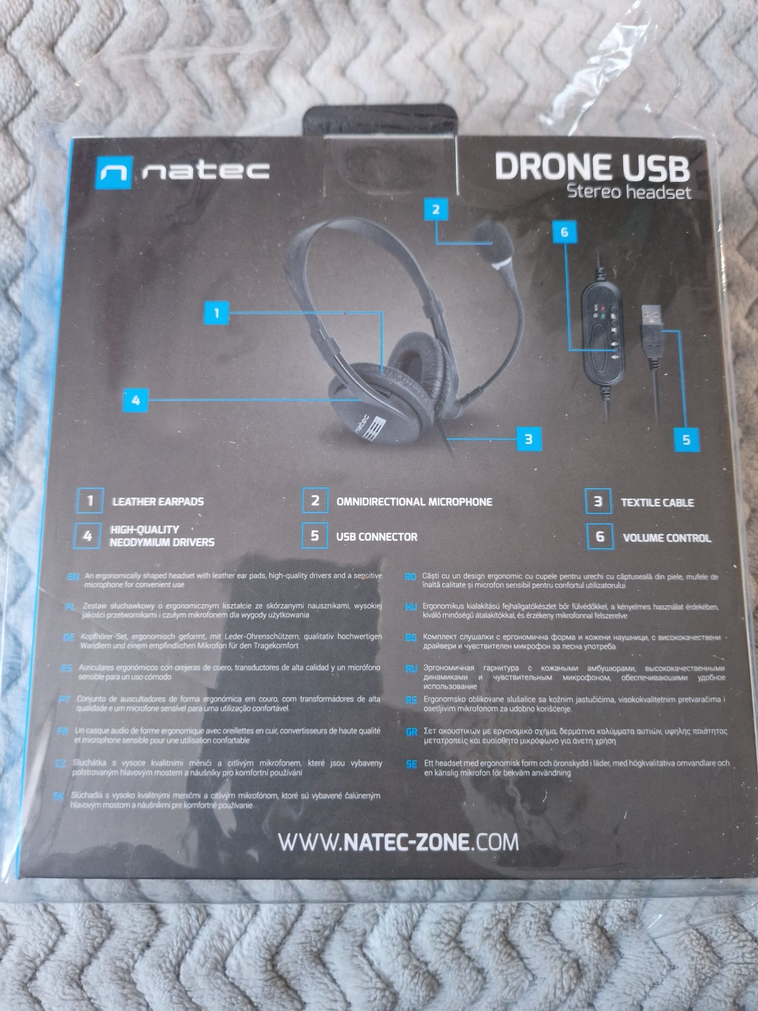 Słuchawki nauszne Natec NSL-1692