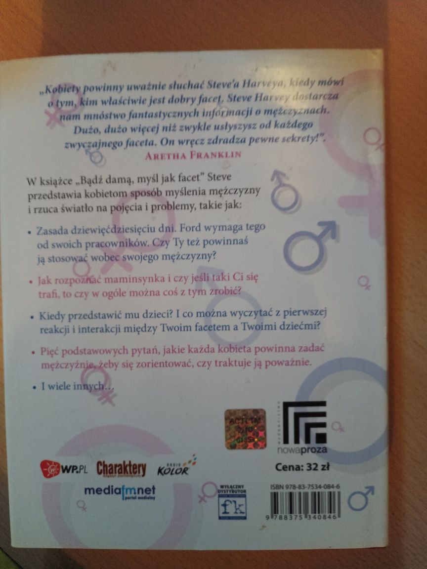 Książka Bądź Damą Myśl jak facet.