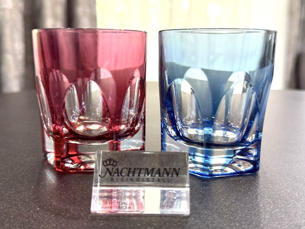 Хрустальные стаканы для виски Nachtmann серия Antika GDR Гермария