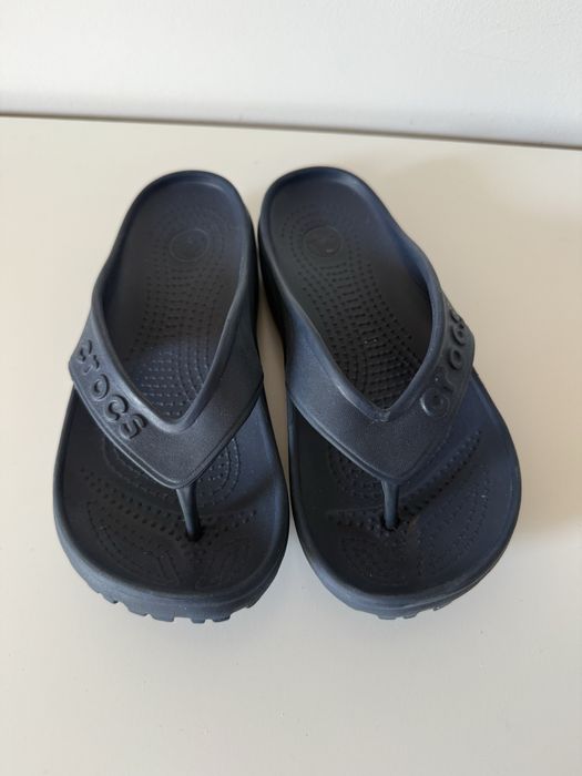 Crocs klapki japonki J2 (33–34) – granatowe