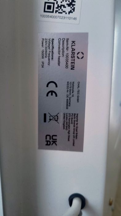 Nowy grzejnik konwektorowy na Wi-Fi Smart dom 1500 watt