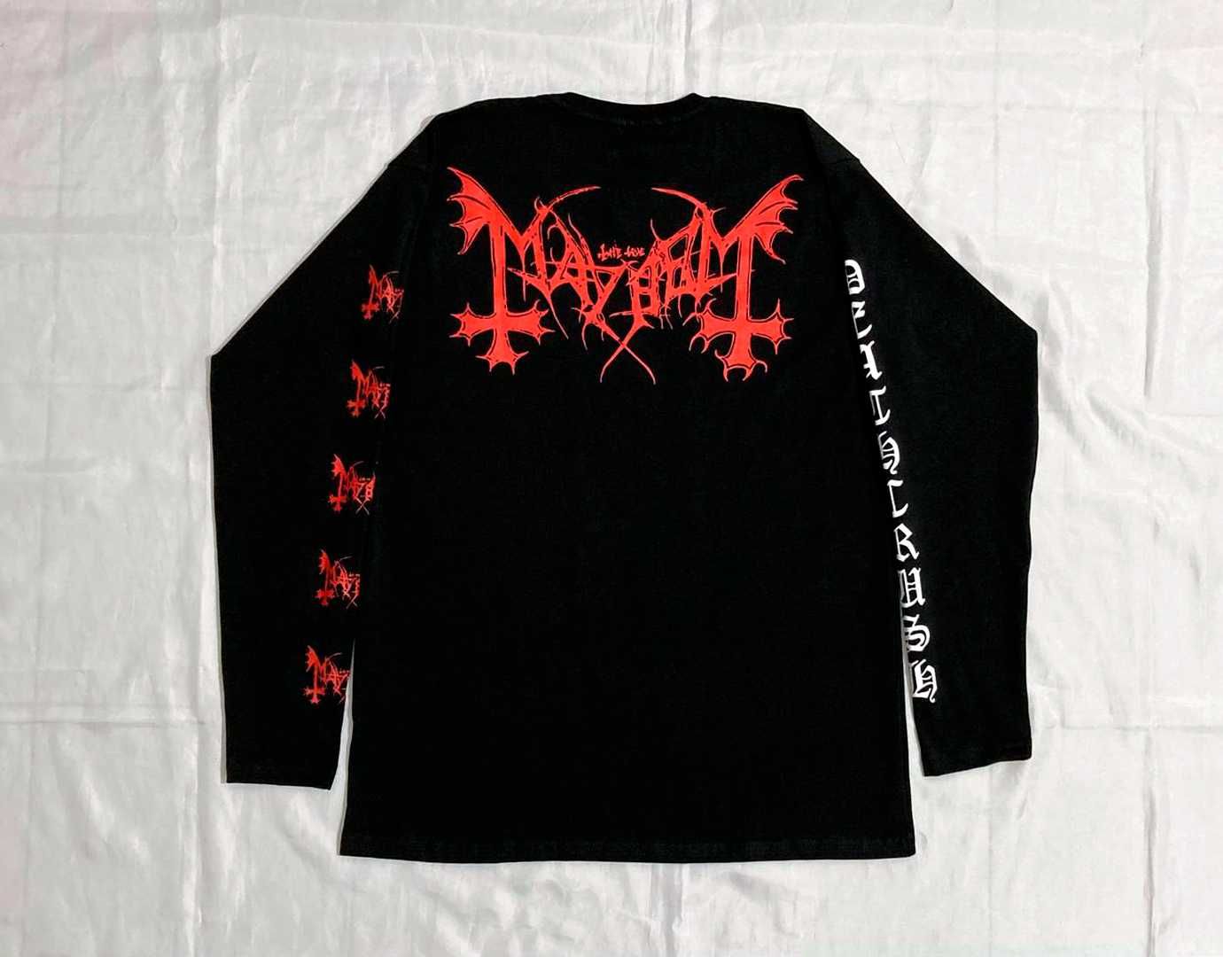 Лонгслив / мерч Mayhem - Deathcrush - Размеры М , L , XL , XXL