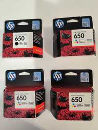 Tusz do drukarki HP 650, zestaw tuszy 4 szt, kolor X 3 i czarny x 1