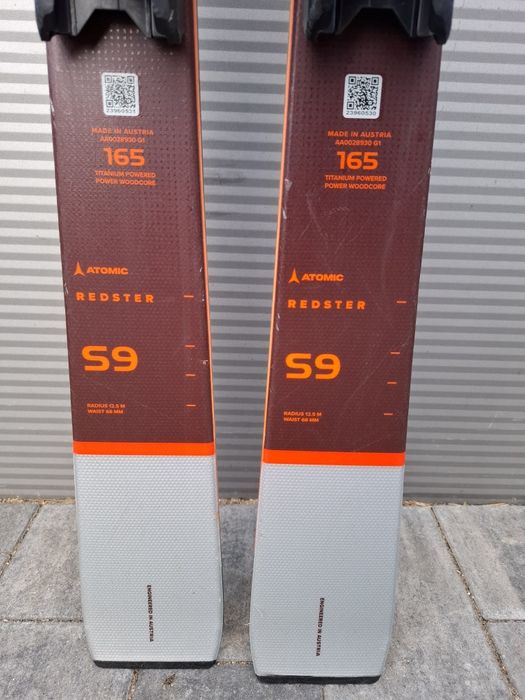 Narty zjazdowe slalomowe Atomic Redster S9  165cm
