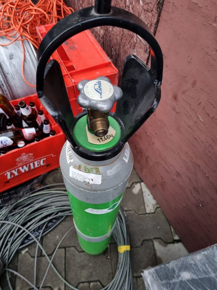 Butla do keg co2 gaz spozywczy do piwa nie pełna 7 5kg