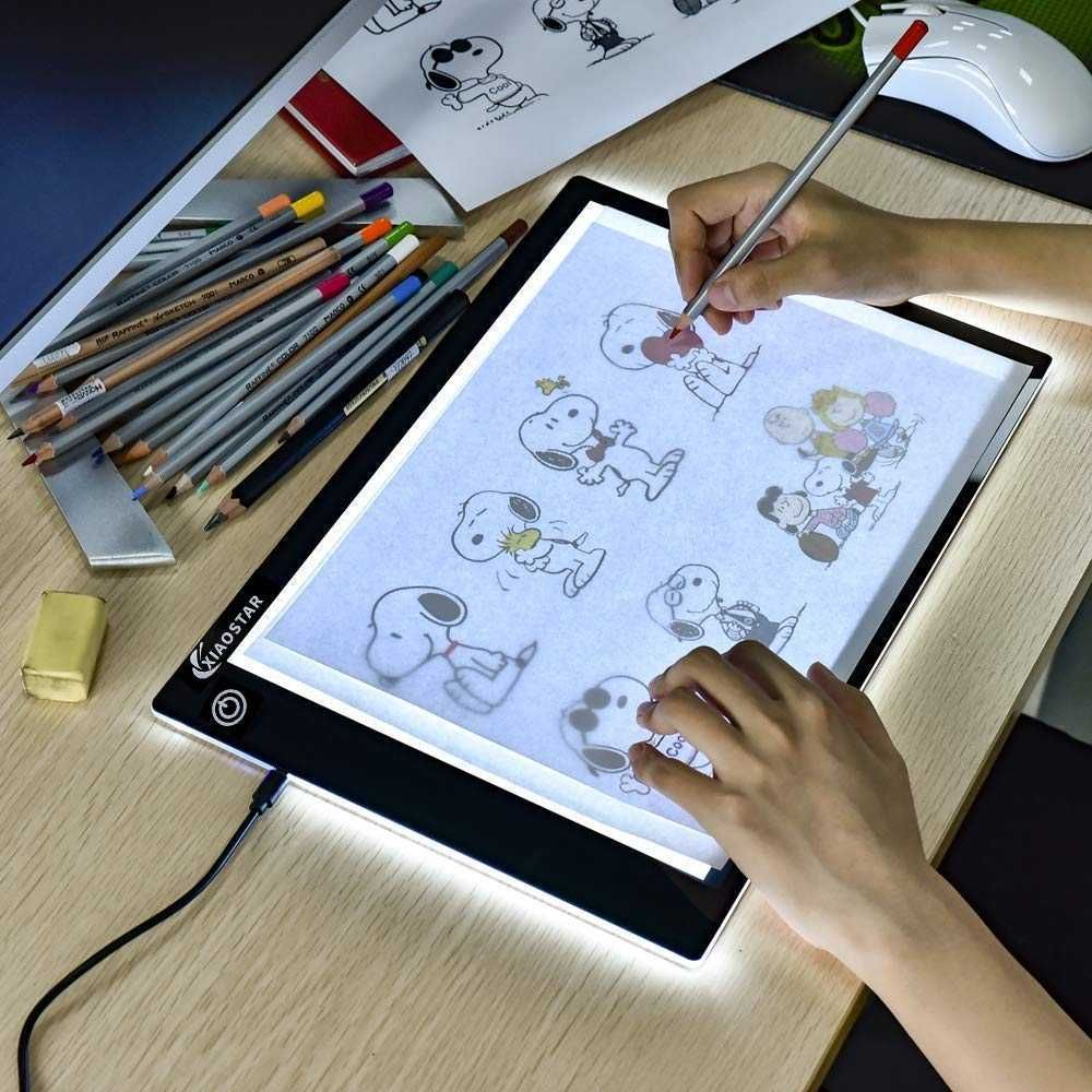 Podświetlana tablica LED do kopiowania, szkicowania