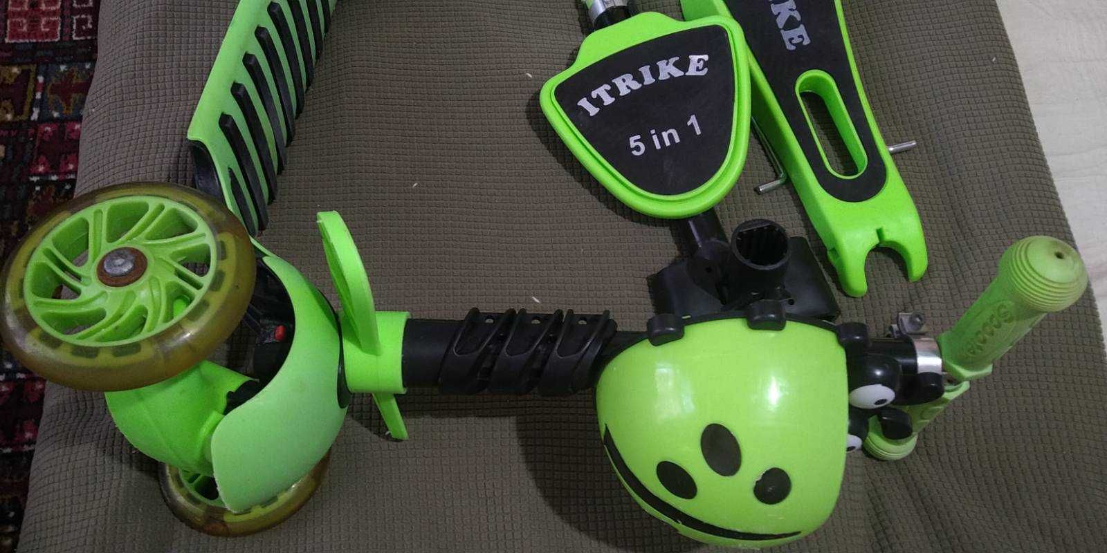 Триколісний дитячий самокат  ITRIKE \ Scooter 5 в 1