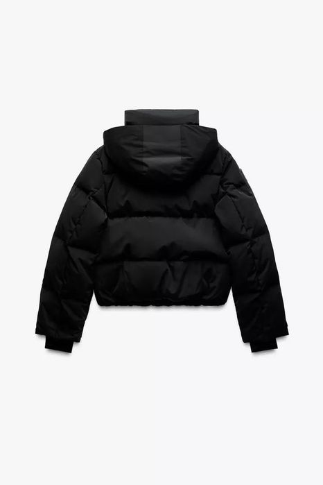 Зимова жіноча куртка Зара лижна куртка пух перо розмір хс с xs пуховик