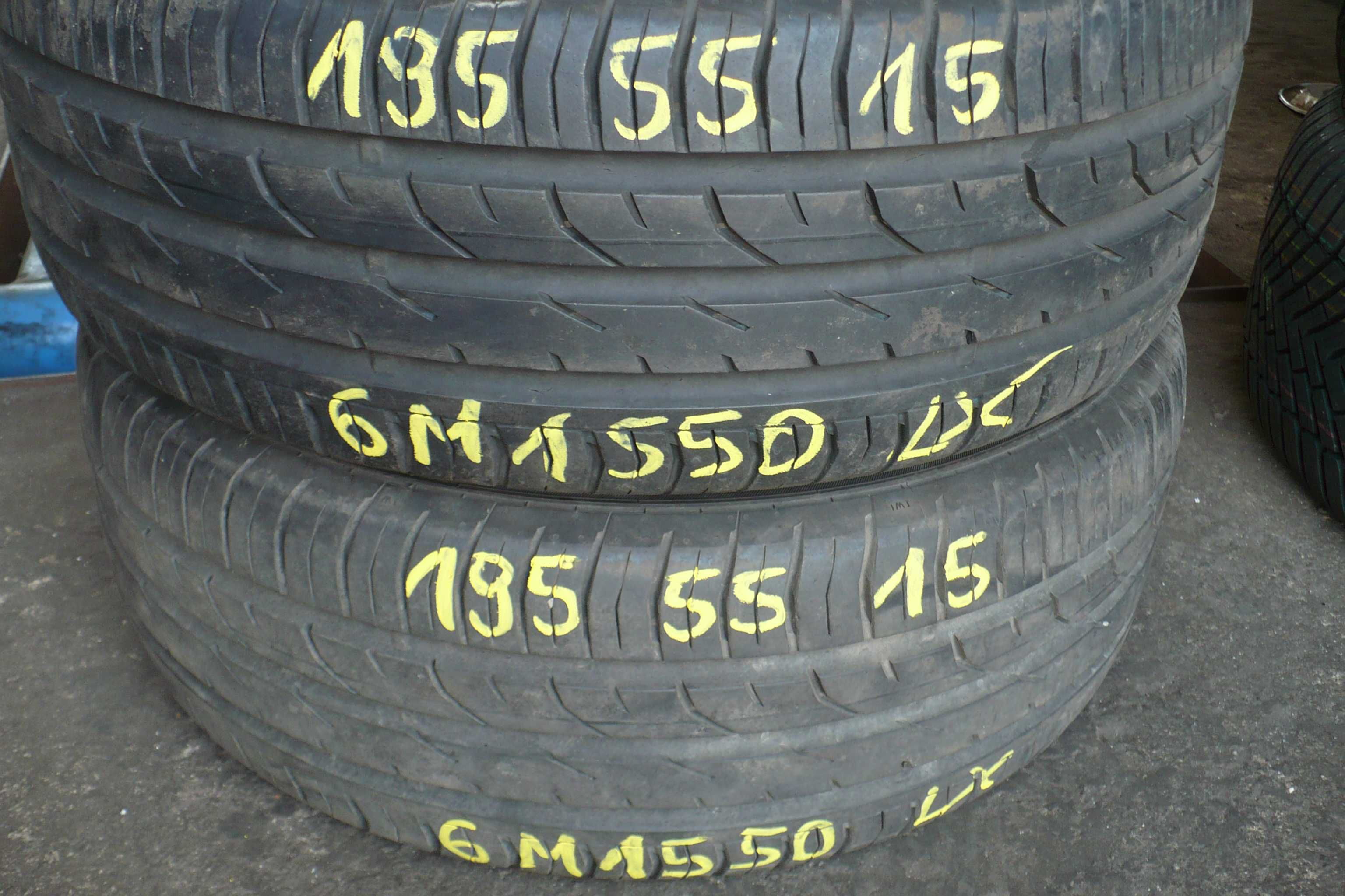 Opony Continental 195/55R15 Lato 6mm 2015r. 2szt.