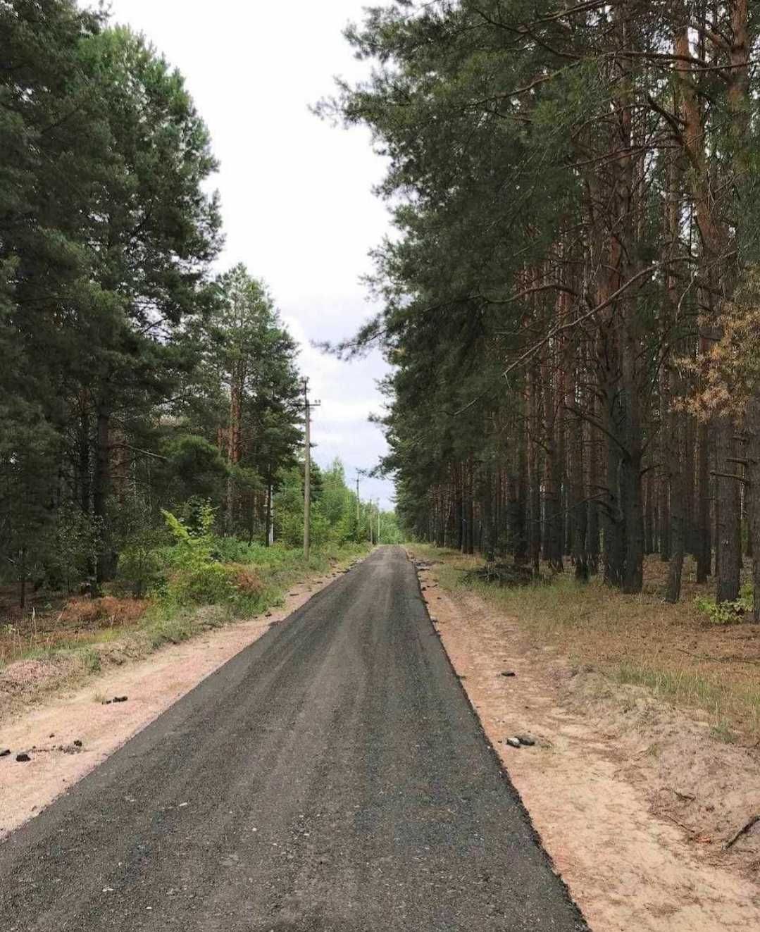 Дачна ділянка пів гектара з власним озером в оточенні ліса