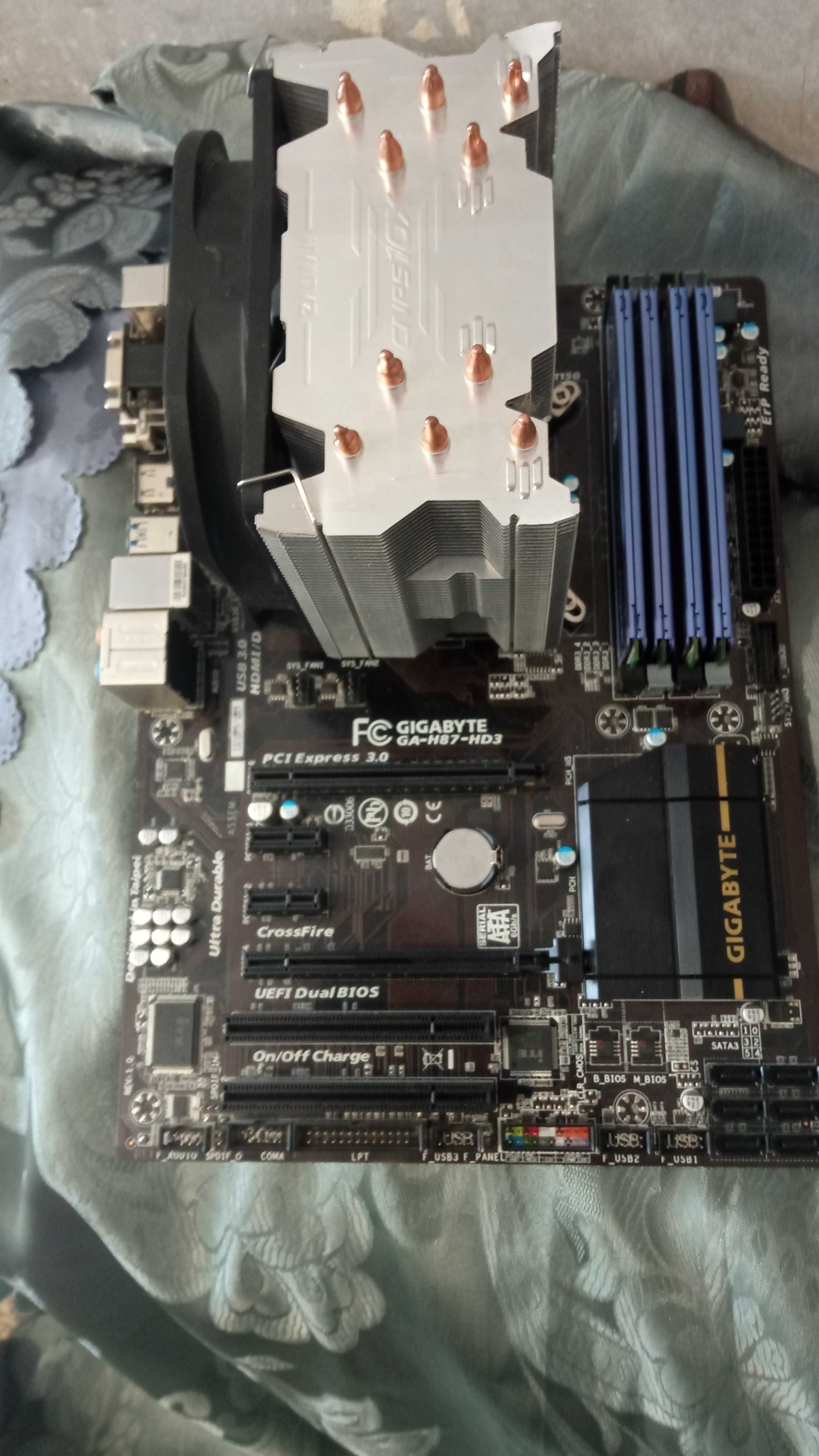 Материнская плата H87-I5 4590-16GB-DDR3-ZALMAN-БАШНЯ, s1150