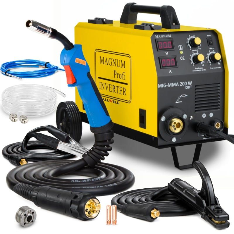 Spawarka Inwertorowa Magnum MIG 200 W - MIG MAG IGBT FLUX