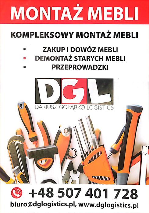 Transport ,Przeprowadzki ,Montaż mebli