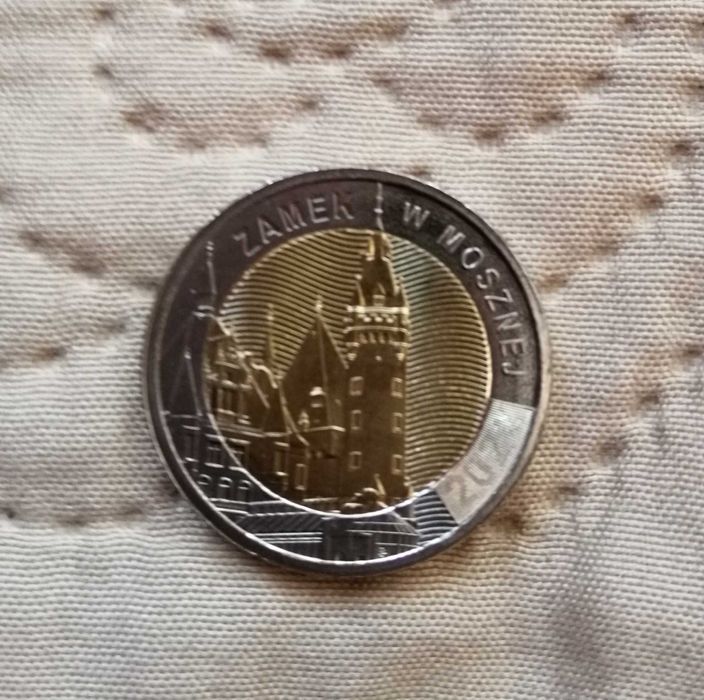 5 zł Zamek w Mosznej - mennicza