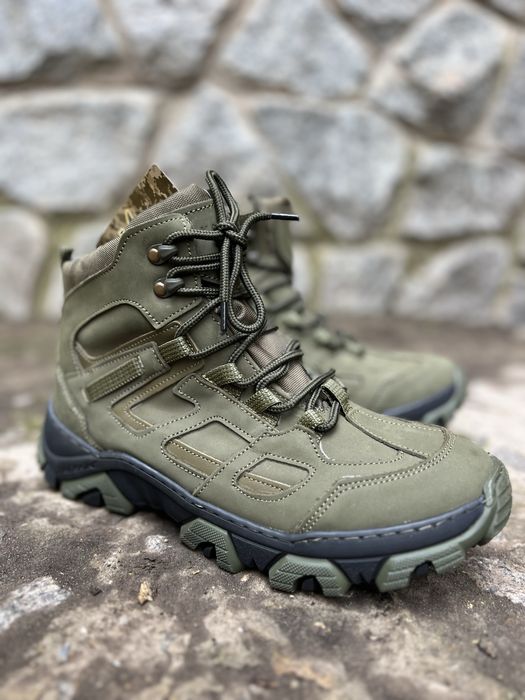 Черевики тактичні зимові / берці / опт і роздріб / натуральна шкіра