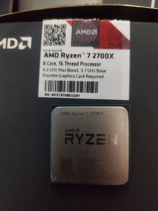 Processador AMD Ryzen 7 2700X Octa-Core 3.7GHz c/ Turbo 4.35GHz 20MB