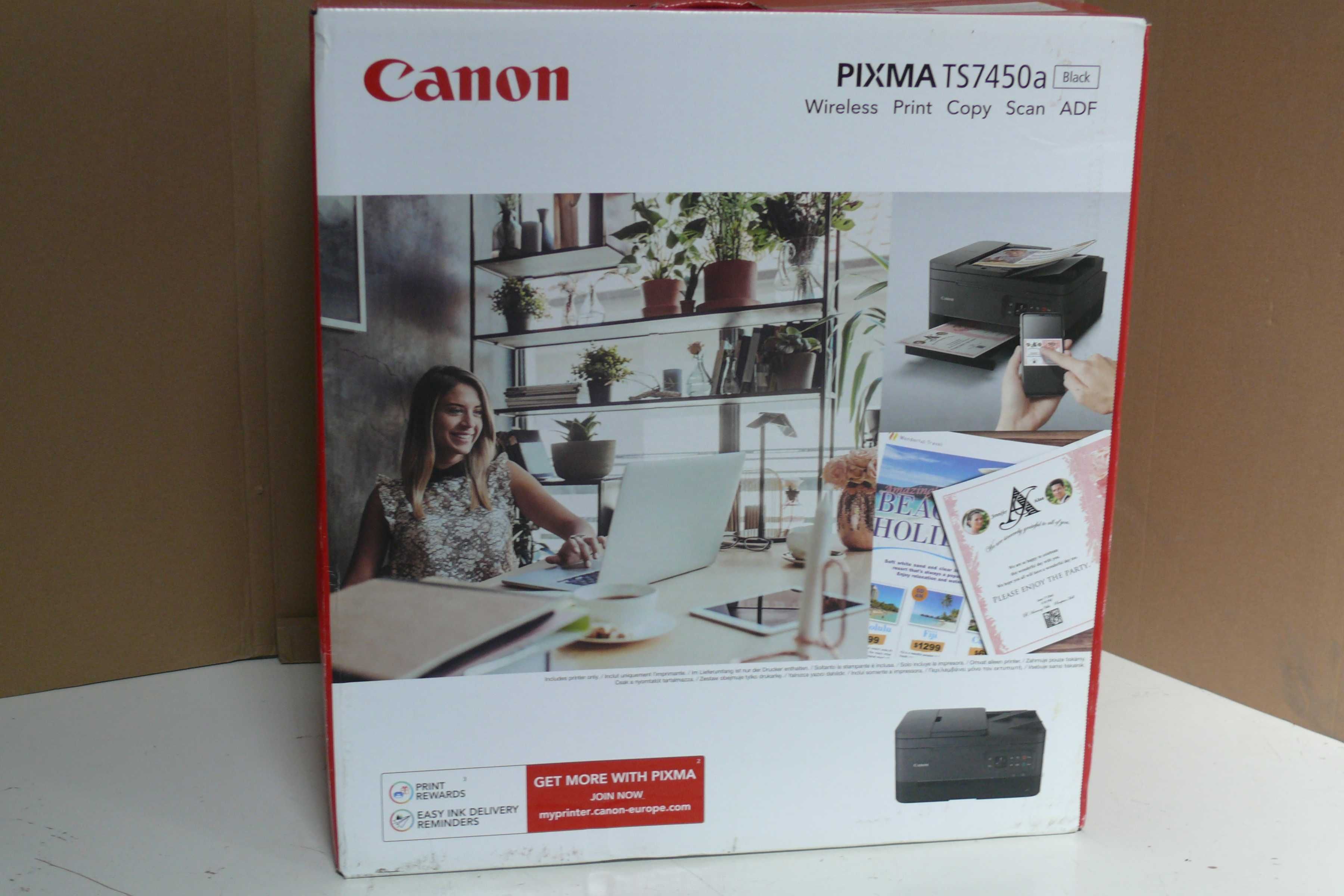 Canon Pixma TS7450A Impressora Multifunções a Cores WiFi