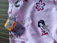 Piżamka bawełniana  dla dziewczynki
