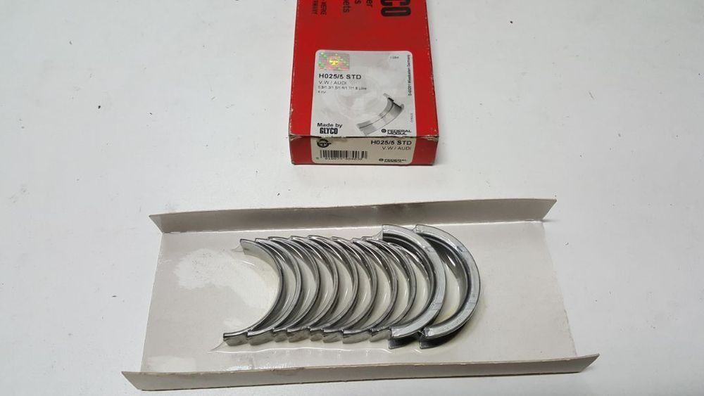 H876/5 Glyco kpl. panewek wału korbowego ARO/AUDI/SEAT/SKODA/VW H025/5 STD   026 105 561 B, 026 105 591 B, 026 198 491,026 198 491 A 030 105 561 F, 030 105 591