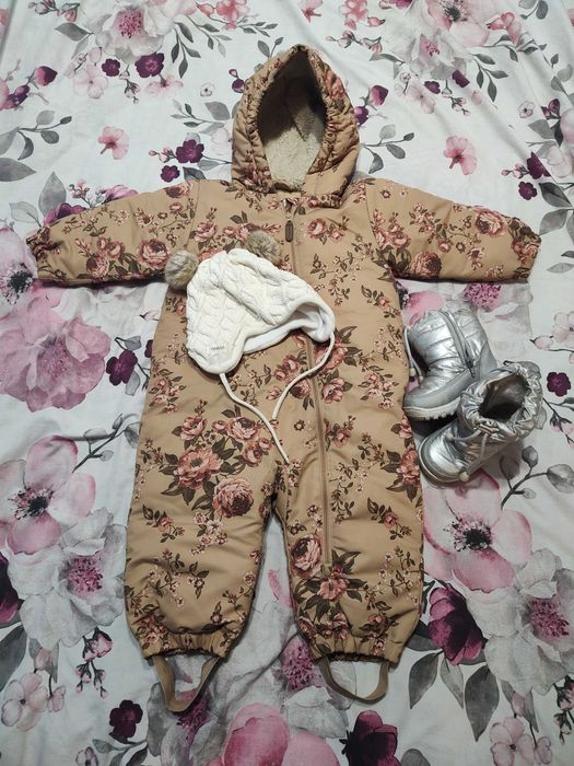 Kombinezon newbie czapka newbie 80