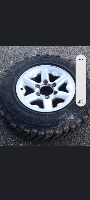 2 jantes com pneus terrano