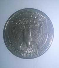Монета Quarter Dollar LIBERTY США перевертыш 1983г