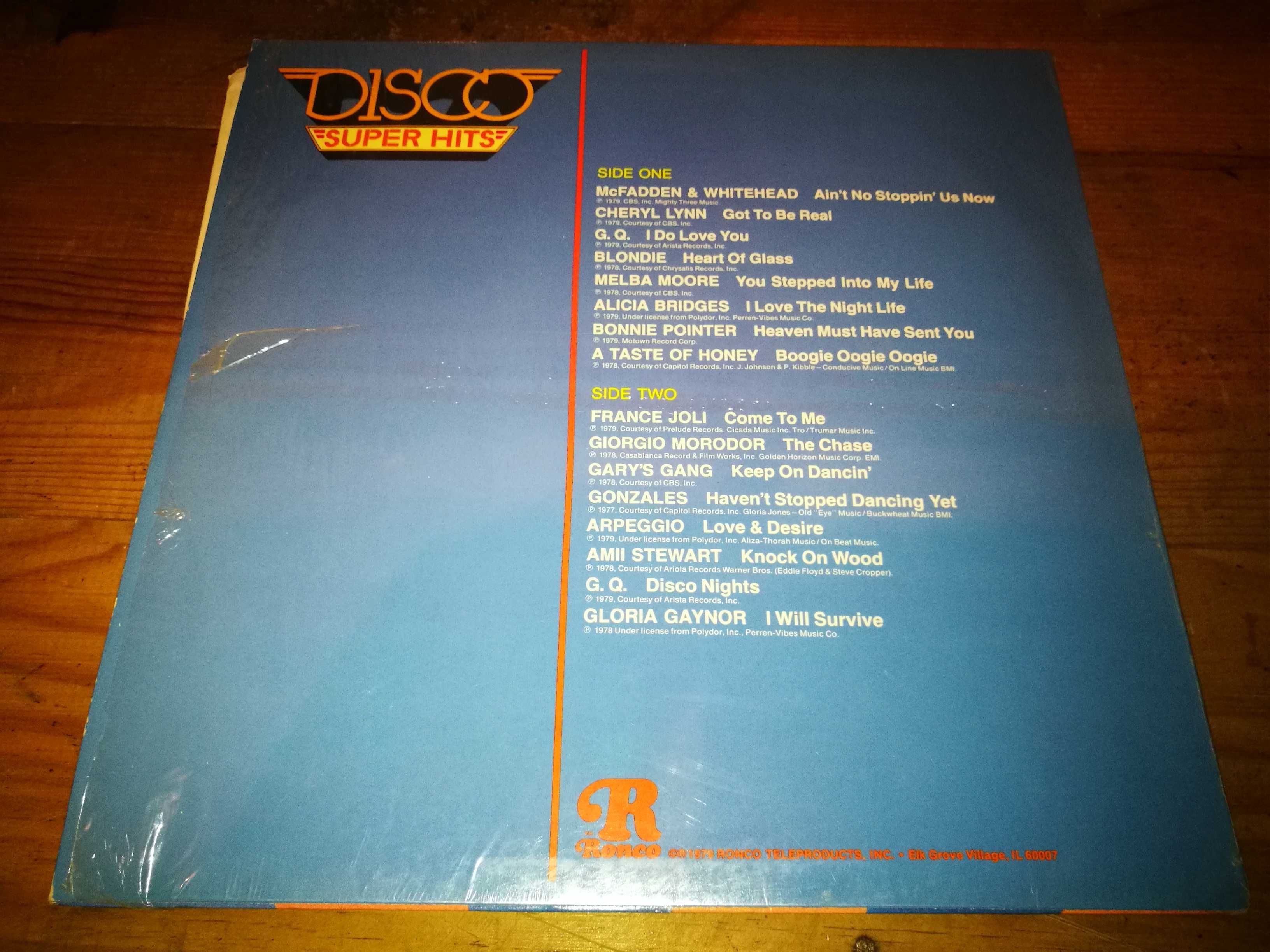 VARIOS   (DISCO) -Disco Super Hits(Blondie, G Moroder, G Gaynor ETC)LP