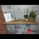 PÓŁKA ŚCIENNA WISZĄCA loft w kolorze dąb craft 80CM