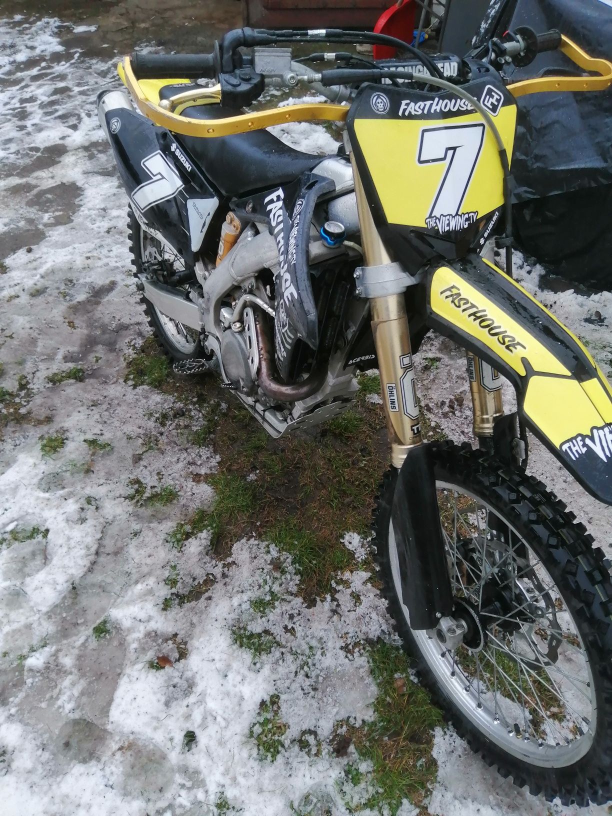 Suzuki RMZ 450 wtrysk 15rok mapy zawias ohlins