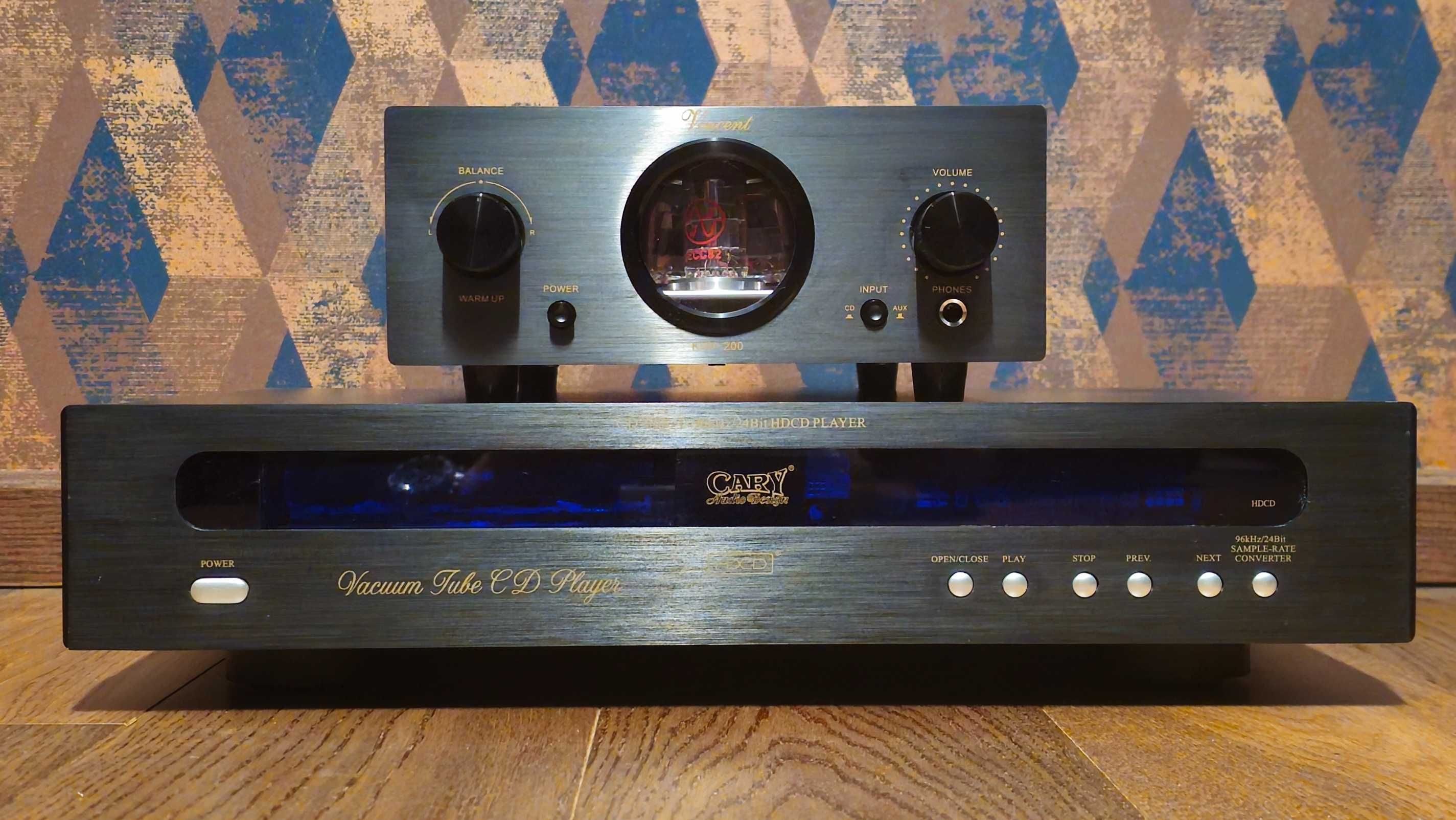 Zestaw audiofilski: Cary CD 308t + Vincent KHV-200