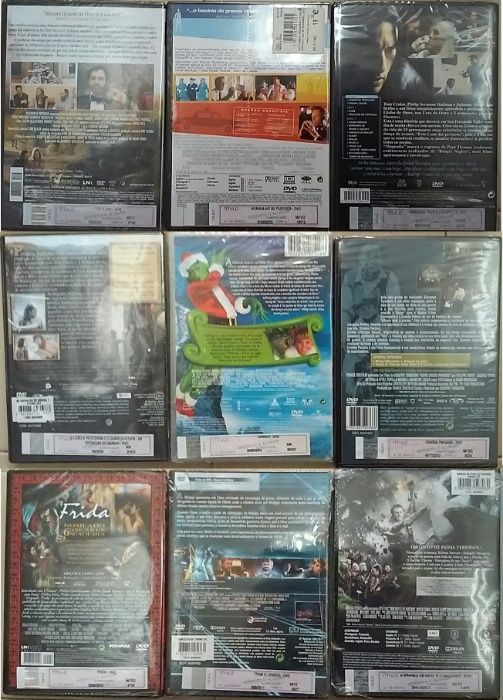 14 filmes DVDs por estrear. Ainda selados. Lote 1/4