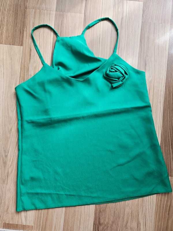 koszulka topik T-shirt lato róża kwiatek j.nowa