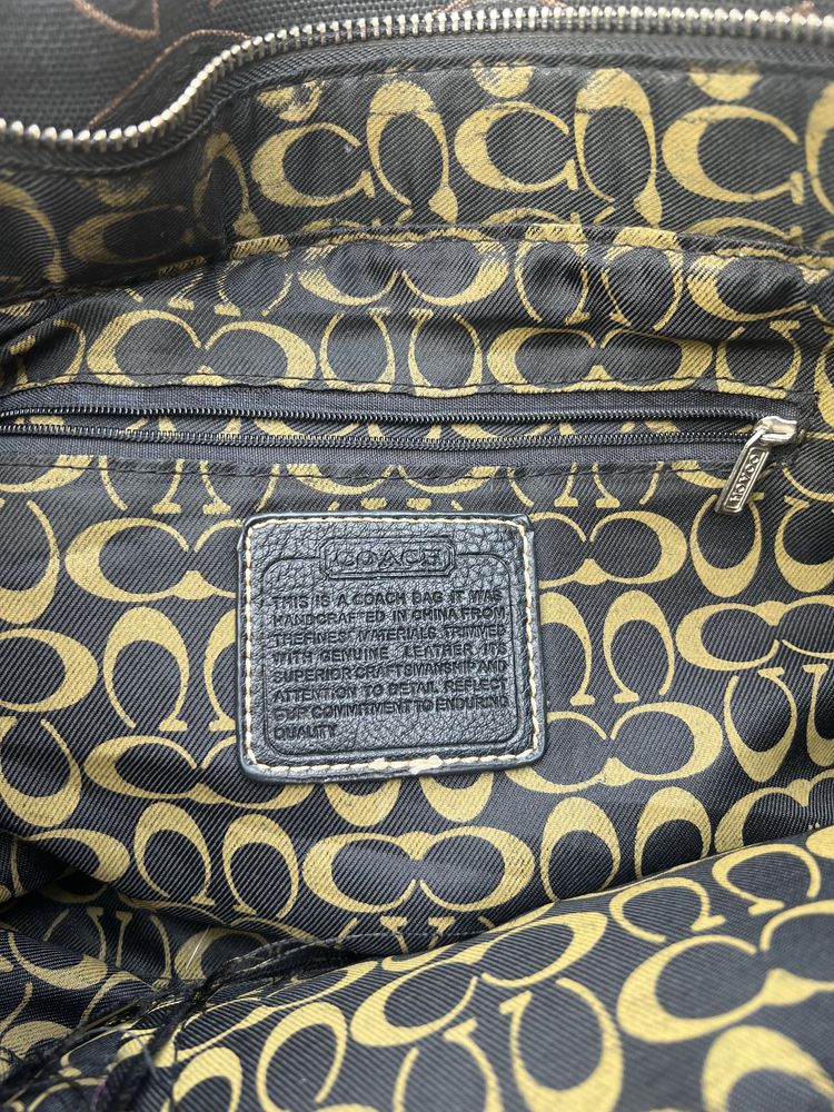 ПРОДАМ оригинальную сумку Coach leather bag authentic one size