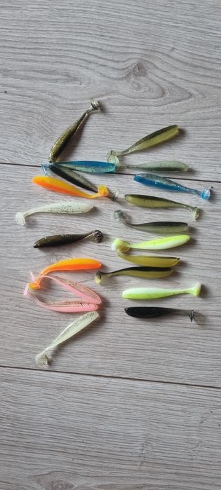 20 gum spiningowych zestaw 6 cm