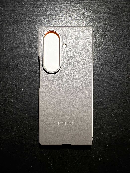 NOVO Capa Kindsuit (Couro) p/ SAMSUNG Galaxy Fold 7 - Cinzento
