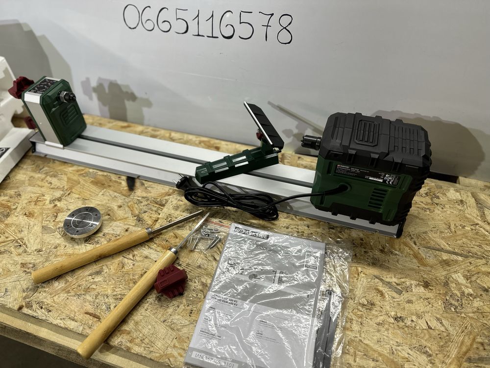Електричний токарний станок для дерева  Parkside PDM 600 A