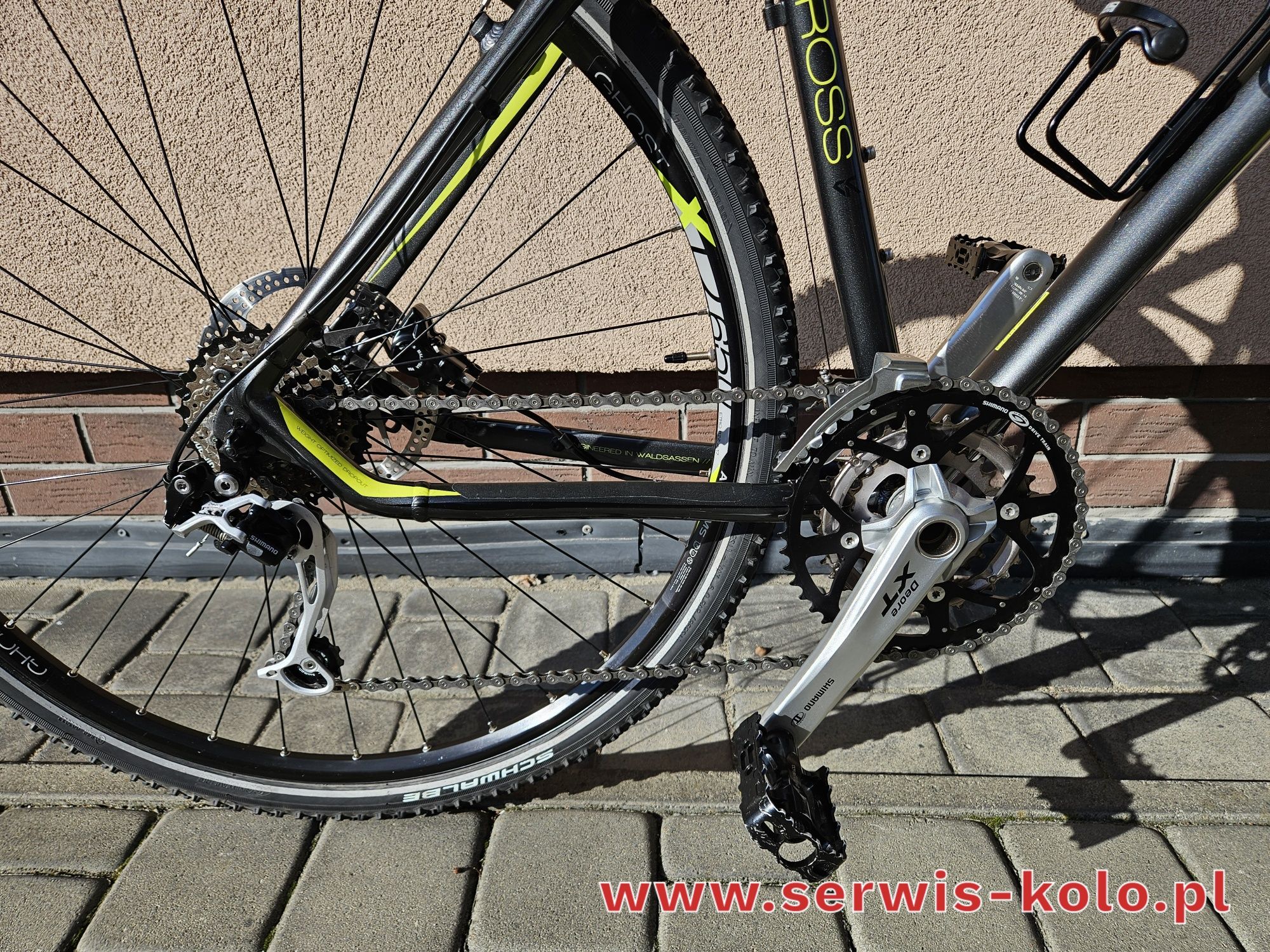 Rower crossowy męski GHOST koła 28 SHIMANO DEORE XT aluminium okazja