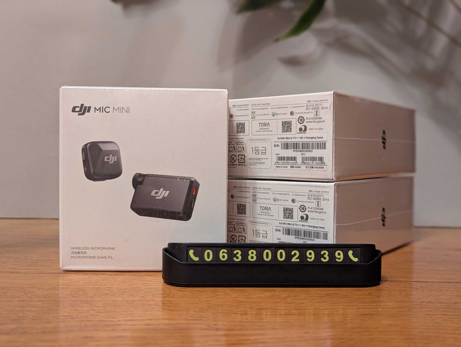 DJI Mic Mini (1 TX + 1 RX) • Оплата частинами • Бездротовий мікрофон