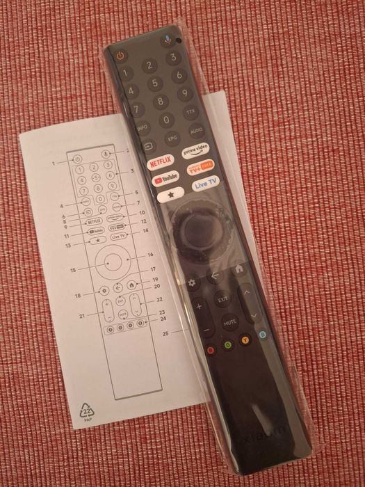 Piilot telewizora Xiaomi L43MB-APEU XMRM-P3 / P9 2025 rok Oryginał