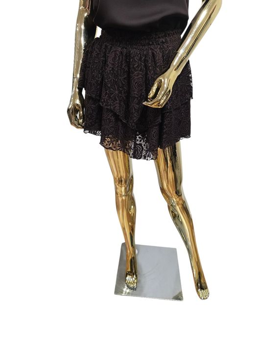 Spódnico-spodenki koronkowe czekoladowe La Milla rozmiar 1