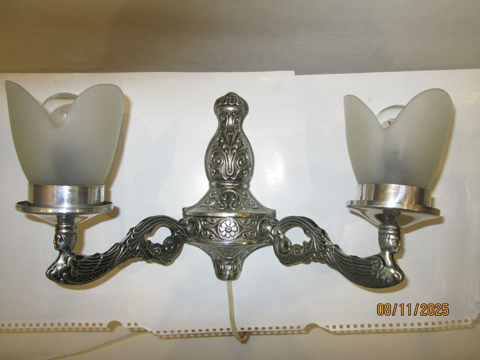 Бронзовое  бра  СССР  1980-х.