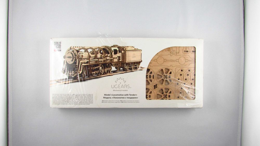 UGEARS - Puzzle 3D Drewniane Lokomotywa UG 460 model do składania