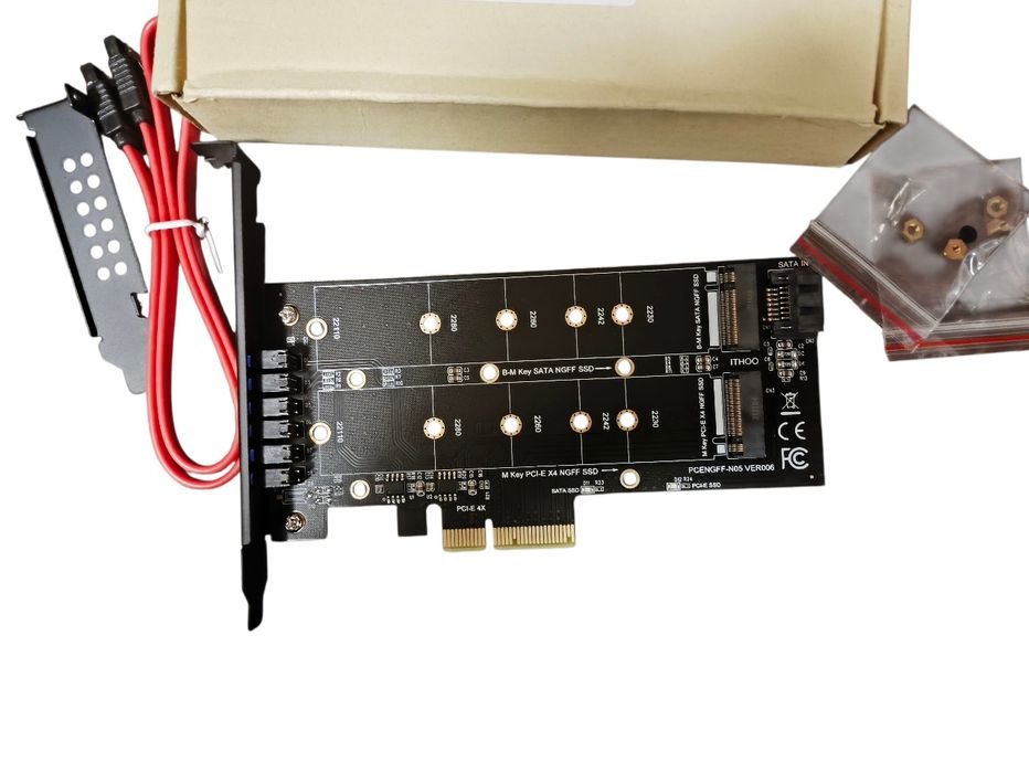 Адаптер для твердотільних накопичувачів M.2 SSD