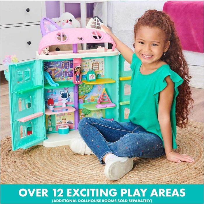 Ляльковий будинок Габбі Gabby's Dollhouse 15 предметів, фігурки, меблі