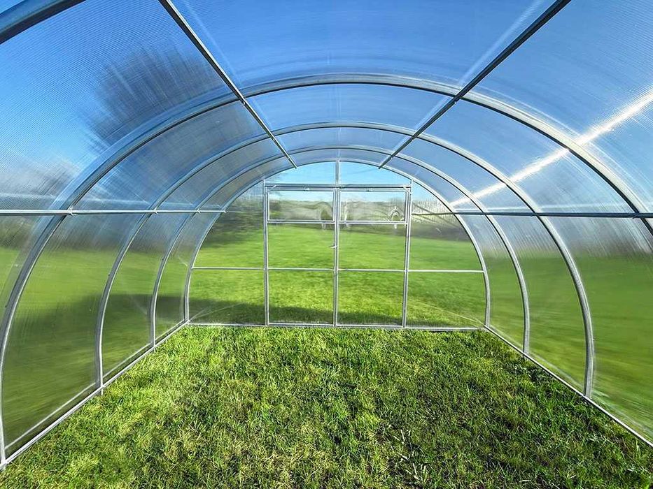 Szklarnia z poliwęglnu 4m Maxi (4x4m, 4x6m, 4x8m, 4x10m,4x12m)