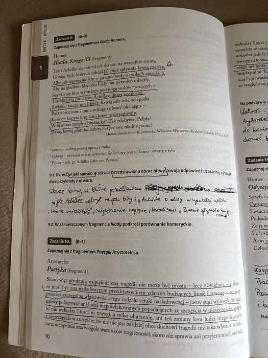 Nowa matura z języka polskiego Epoki Testy historycznoliterackie.