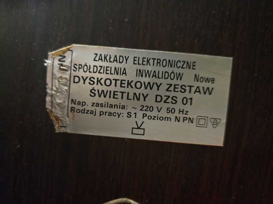 Kolorofon DZS-01  Dyskotekowy zestaw świetlny